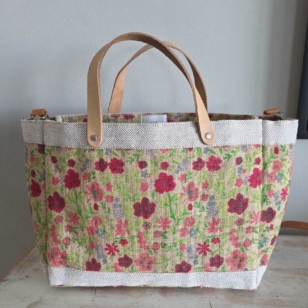 Apolis Global Citizen Limited Edition Floral Print Market Bag